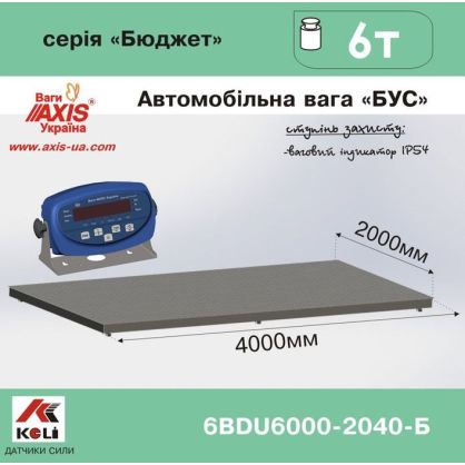Автомобильные весы Axic 6BDU6000-2040 бюджет купить в интернет-магазине СТЦ-Исток Харьков