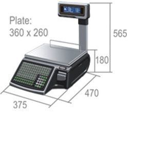 Весы с печатью этикетки Dibal M525T Alpha