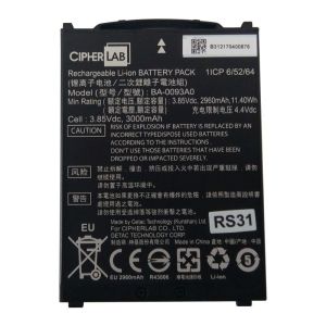 Аккумулятор к терминалу Cipherlab RS30	 купить в интернет-магазине СТЦ-Исток Харьков