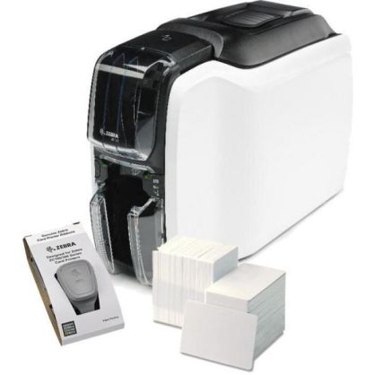 Принтер пластиковых карт Zebra ZC100 KIT