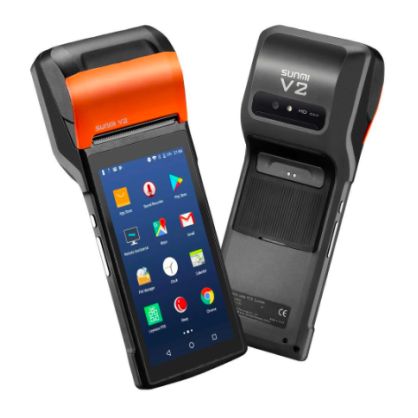 Мобильный POS термінал Sunmi V2s NFC SCAN з принтером
