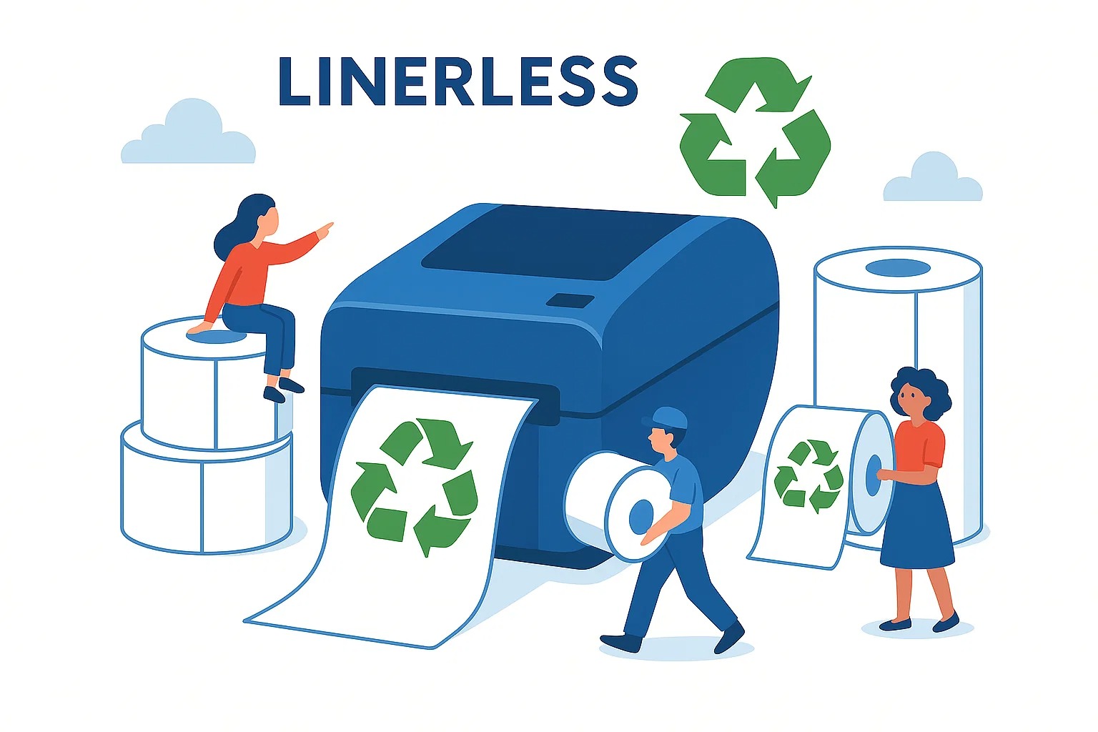 Етикетки Linerless