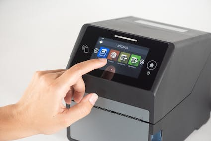 Робота дисплею Linerless принтера Sato CT4LX